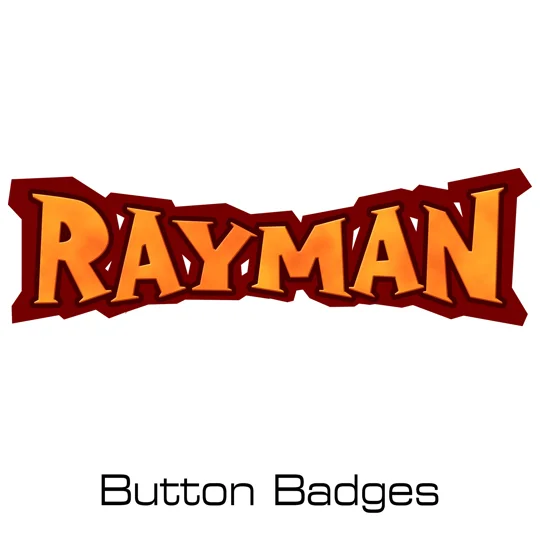 Rayman button badges