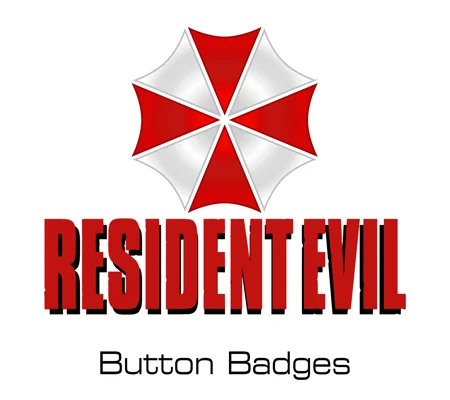 Resident Evil button badges