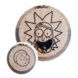 Rick and Morty laser engraved keyring