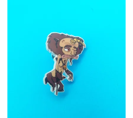 Rick pin badge - Hormone Monster -Big Mouth Human Resources