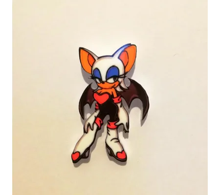 Sonic the Hedgehog - Rouge the bat pin badge
