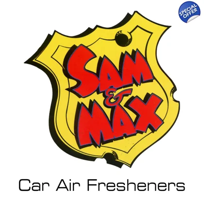 Sam & Max car air fresheners - OLD STOCK
