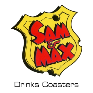 Sam & Max drinks coasters