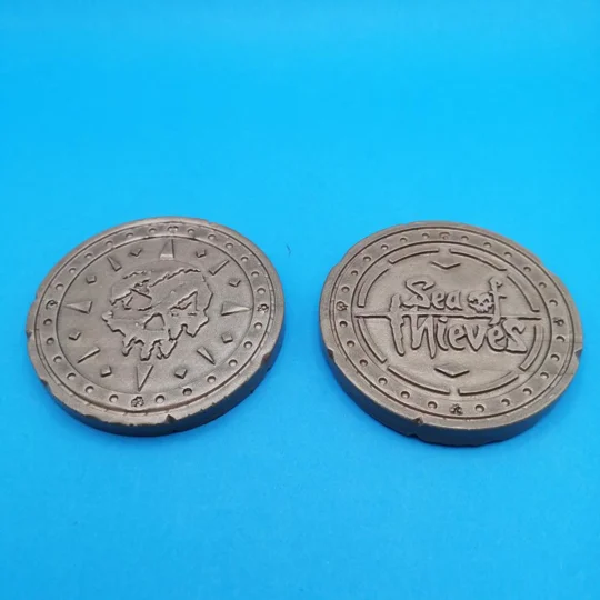 Sea of Thieves Resin 3D Printed Double-Sided Coin