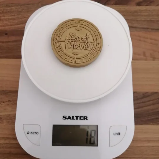 Sea of Thieves Resin 3D Printed Double-Sided Coin