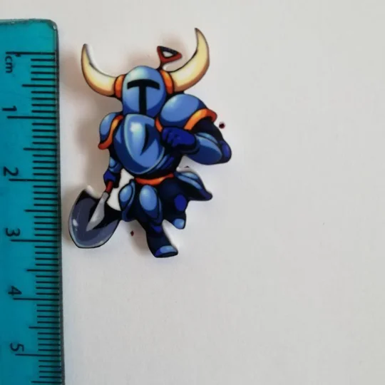 Shovel Knight pin badge