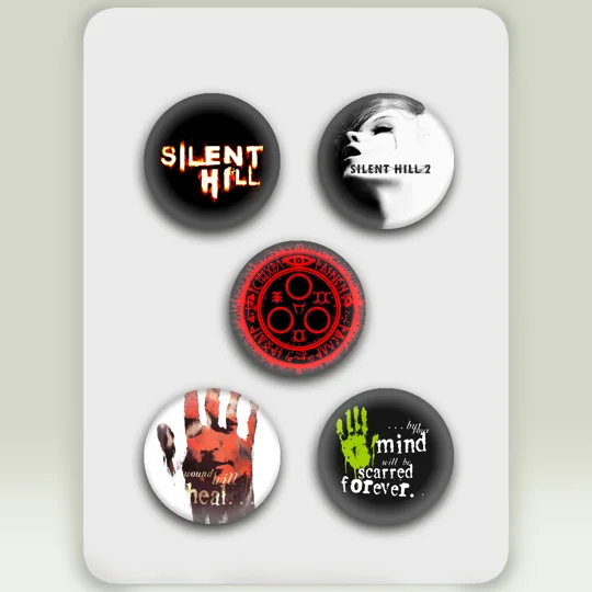 Silent Hill Button Badges