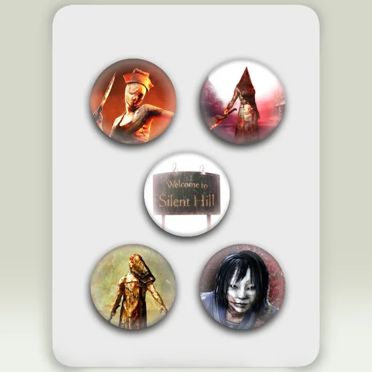 Silent Hill Button Badges