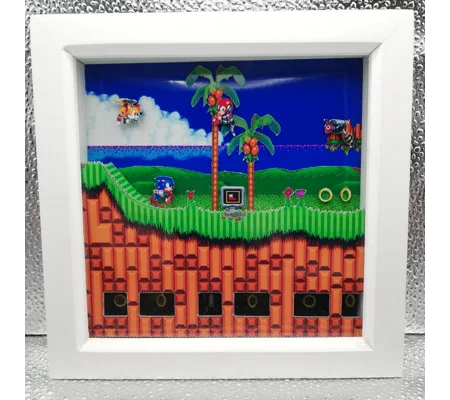 Sonic the Hedgehog 2 - 3D Shadow Box