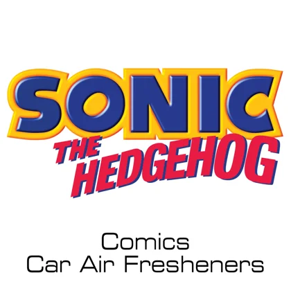 Sonic the Hedgehog Comics car air fresheners