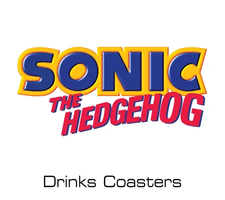 Sonic the Hedgehog drinks coasters