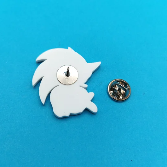Sonic the Hedgehog - Sonic head pin badge - 35mm version