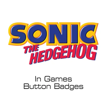 Sonic the Hedgehog In Games button badges