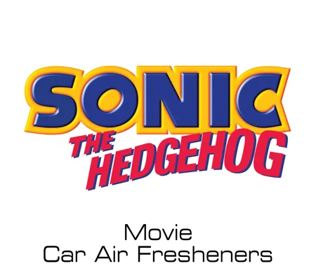 Sonic the Hedgehog Movie car air fresheners