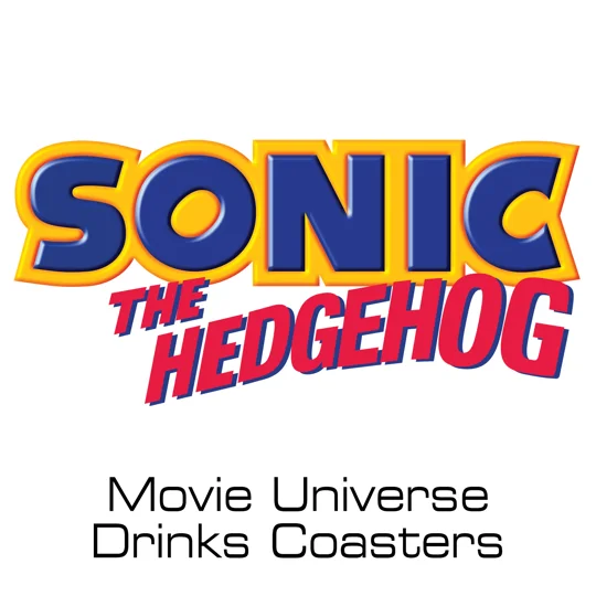 Sonic the Hedgehog Movie Universe drinks coasters