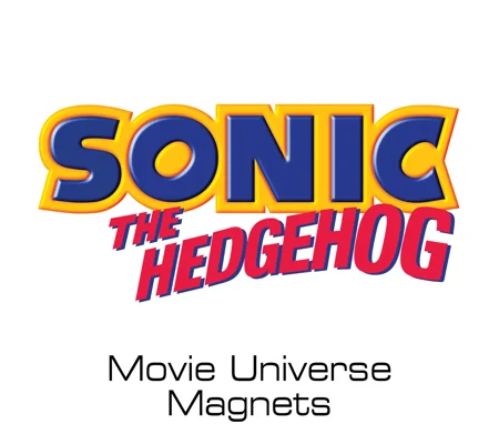 Sonic the Hedgehog Movie Universe magnets
