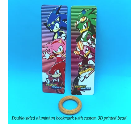 Sonic the Hedgehog - Sonic Riders aluminium bookmark