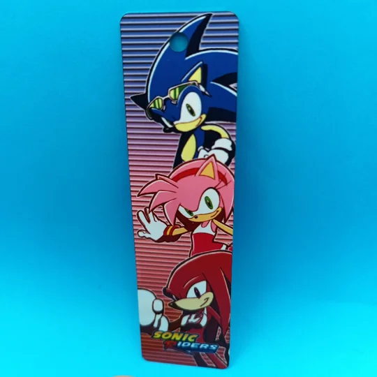 Sonic the Hedgehog - Sonic Riders aluminium bookmark
