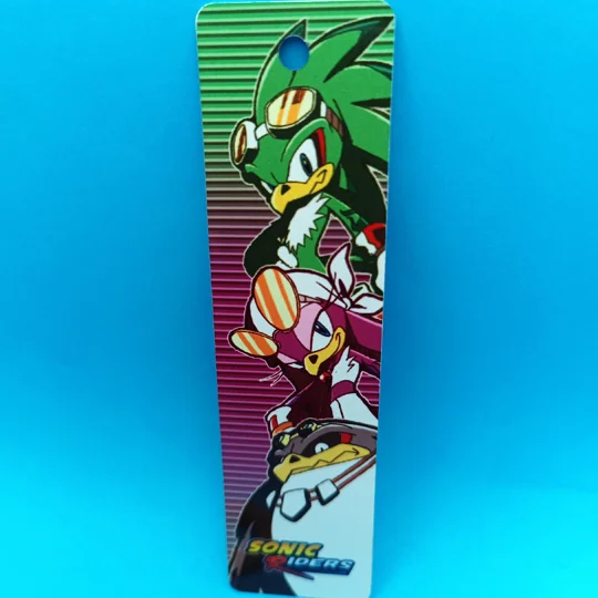 Sonic the Hedgehog - Sonic Riders aluminium bookmark