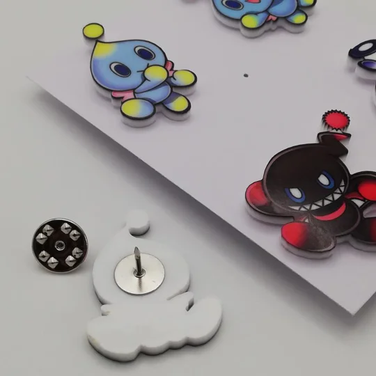 Sonic the Hedgehog - Chao - pin badges 5-piece set