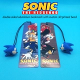 Sonic the Hedgehog aluminium bookmark