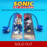 Sonic the Hedgehog aluminium bookmark