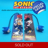 Sonic the Hedgehog aluminium bookmark