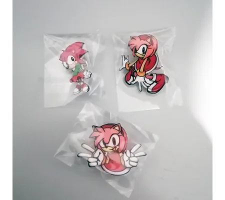Sonic the Hedgehog - Amy Rose Pin Badge Bundle