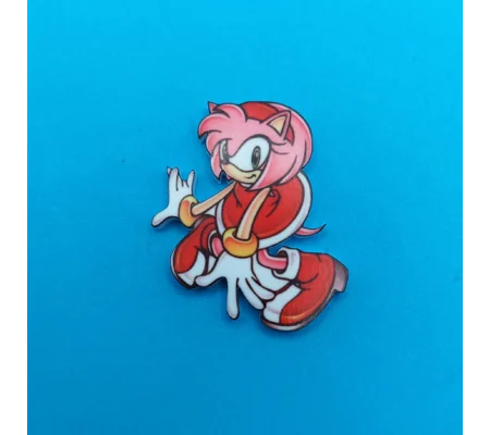 Sonic the Hedgehog - Amy pin badge - Sonic Adventure