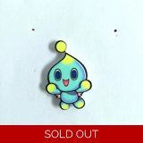 Sonic the Hedgehog - Chao -happy pin b..