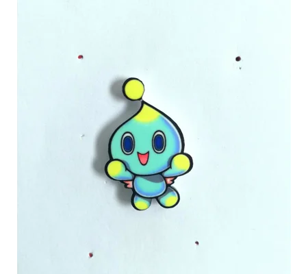Sonic the Hedgehog - Chao -happy pin badge