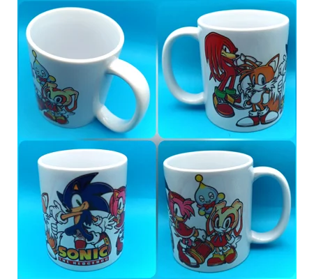 Sonic the Hedgehog Character Lineup Mug