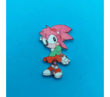 Sonic the Hedgehog - Classic Amy Rose pin badge