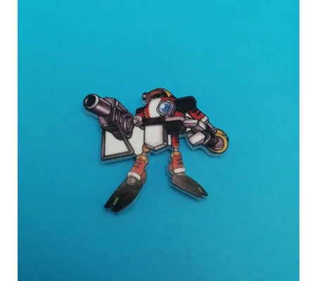 Sonic the Hedgehog - E-102 Gamma design 2 pin badge