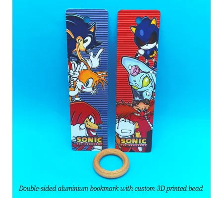 Sonic the Hedgehog - Enemies aluminium bookmark
