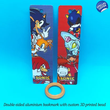 Sonic the Hedgehog - Enemies aluminium bookmark