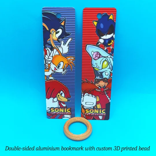 Sonic the Hedgehog - Enemies aluminium bookmark