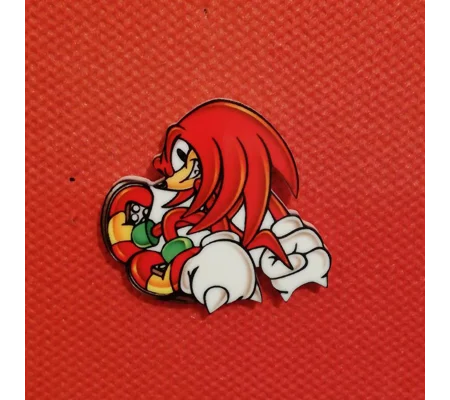 Sonic the Hedgehog - Knuckles pin badge - Sonic Adventure
