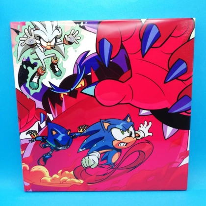 Sonic the Hedgehog - Sonic, Silver and Metal tile art