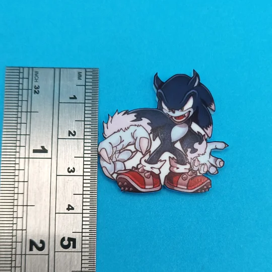 Sonic the Hedgehog - Sonic the Werehog pin badge - Sonic Unleashed
