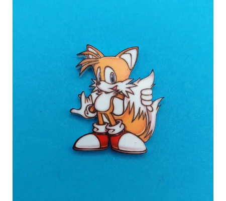 Sonic the Hedgehog - Tails pin badge