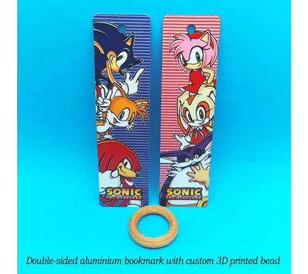 Sonic the Hedgehog - Team Rose aluminium bookmark