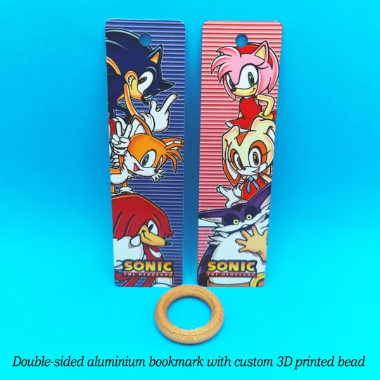 Sonic the Hedgehog - Team Rose aluminium bookmark