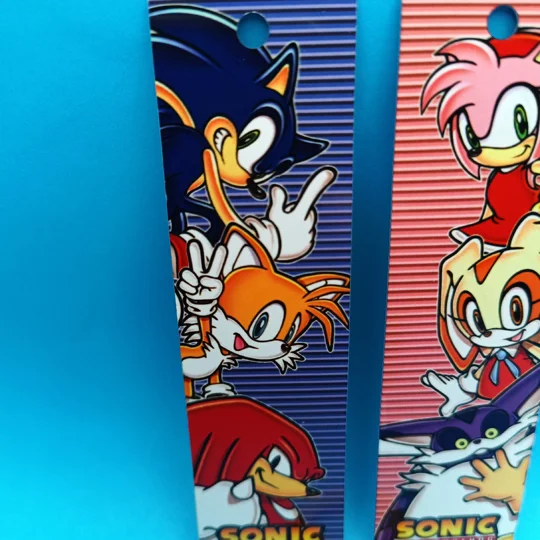 Sonic the Hedgehog - Team Rose aluminium bookmark