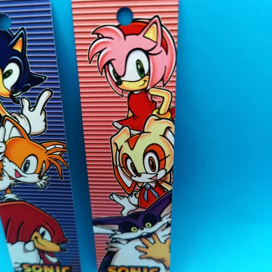 Sonic the Hedgehog - Team Rose aluminium bookmark