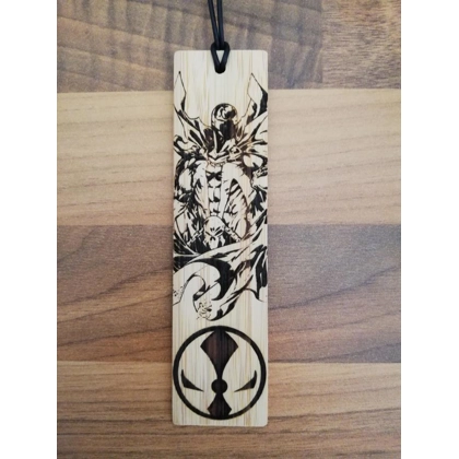 Spawn laser engraved bookmark