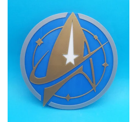 Star Trek - Starfleet Insignia PLA 3D Printed Drinks Coaster