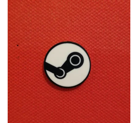 Steam pin badge - logo