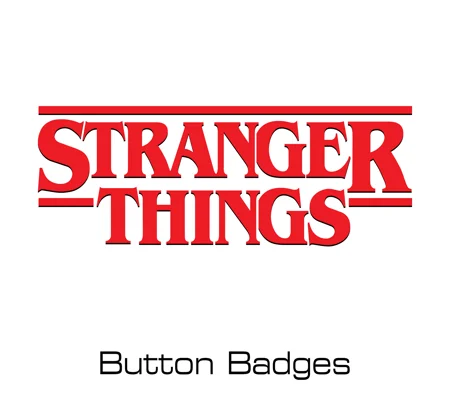 Stranger Things button badges