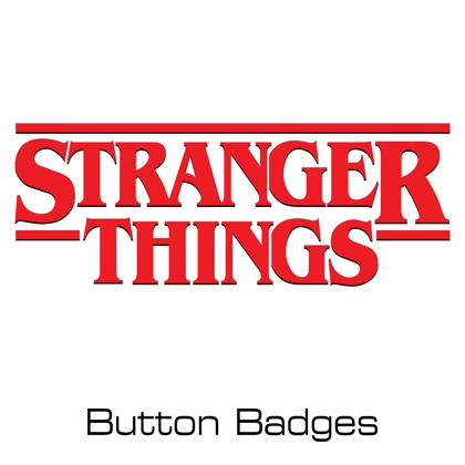 Stranger Things button badges